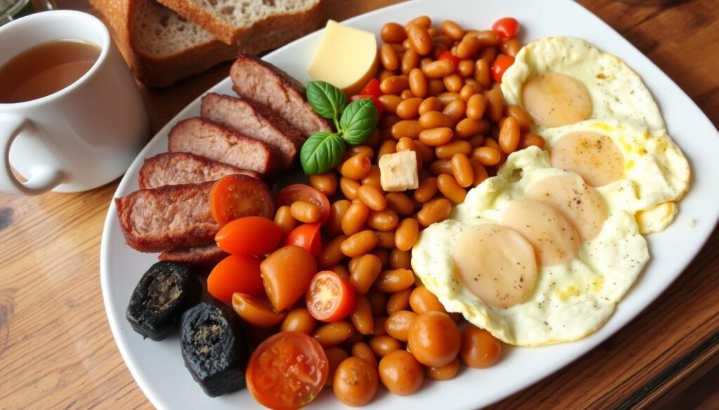 Irish breakfast ingredients