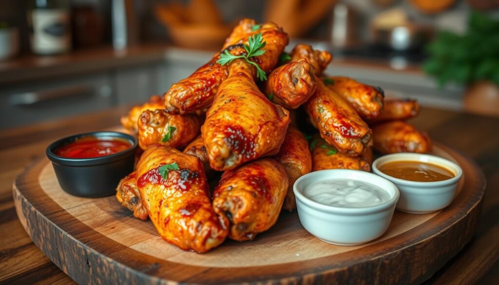 baked chicken wings calories