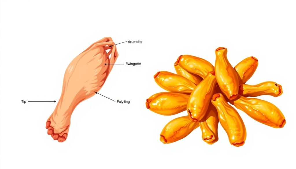 chicken wing parts