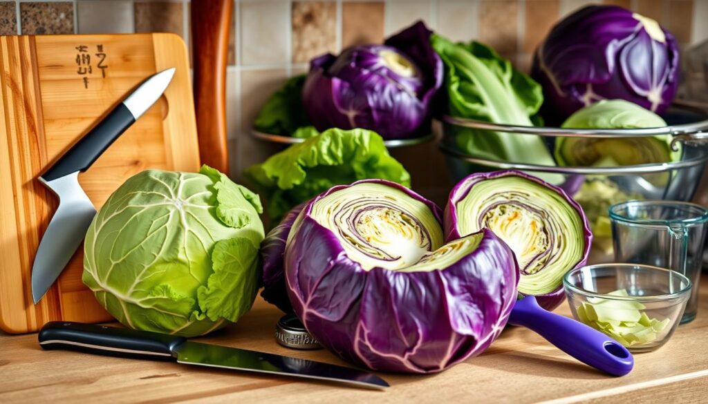 Cabbage Preparation Tools