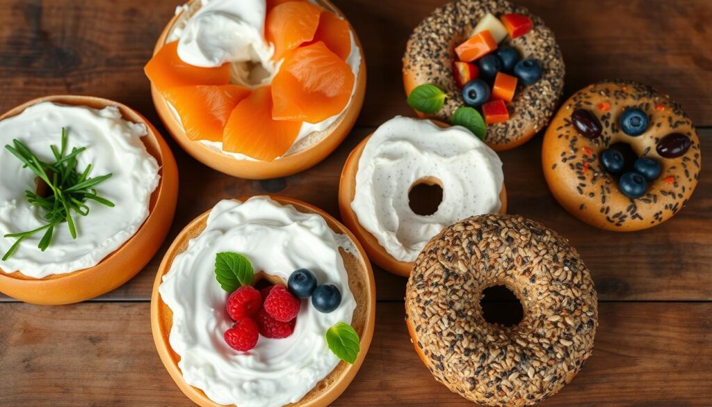 Cream Cheese Bagel Variations