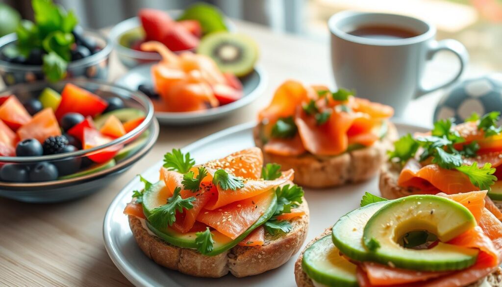 Healthy Breakfast Bagel Options