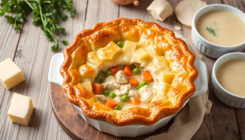 chicken pot pie recipe with cream of chicken soup